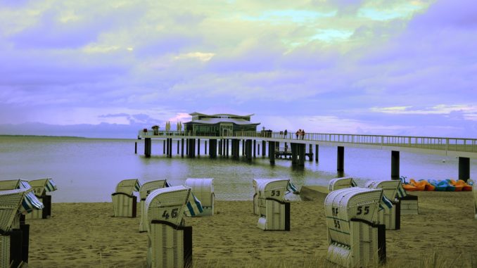 Timmendorfer Strand in der Lübecker Bucht