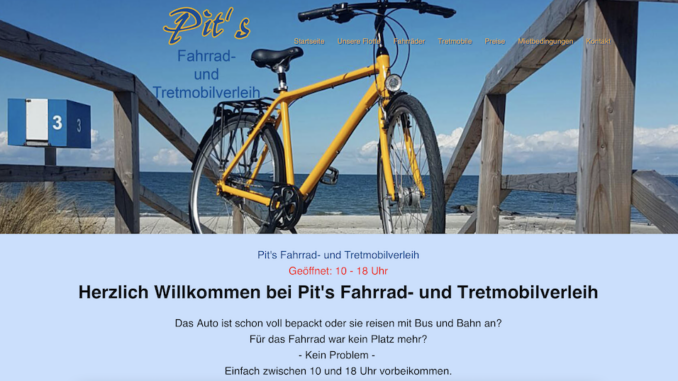 Pit's Fahrrad- und Tretmobilverleih